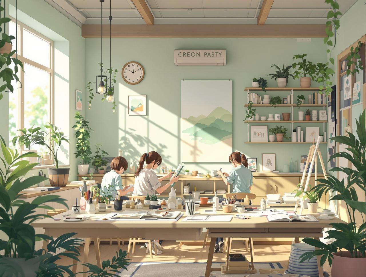 短剧大全网页品牌故事 - 动画工作室创作场景